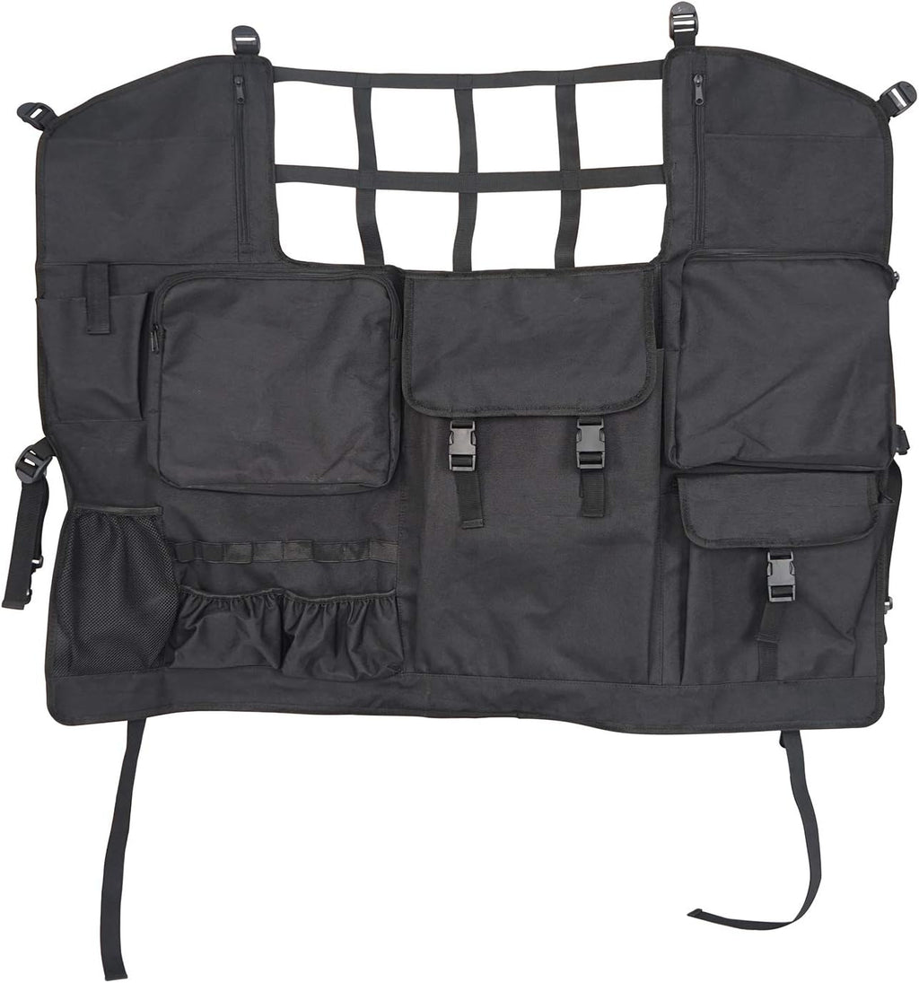 Rear Seat Cover Cargo Net Trunk Organizers Pouch Bags K8654