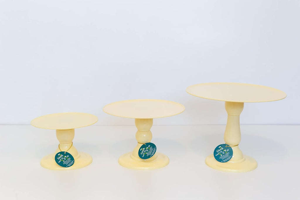 Set of 3 Cake Stands (Light Pink) V965600