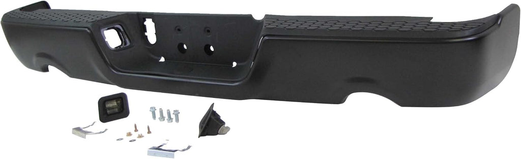 Black Powder Coated Rear Step Bumper for Dodge Ram 1500 Pickup K9772