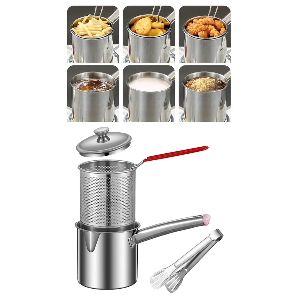 Nonstick Deep Frying Pot with Handles 1.2L D88541