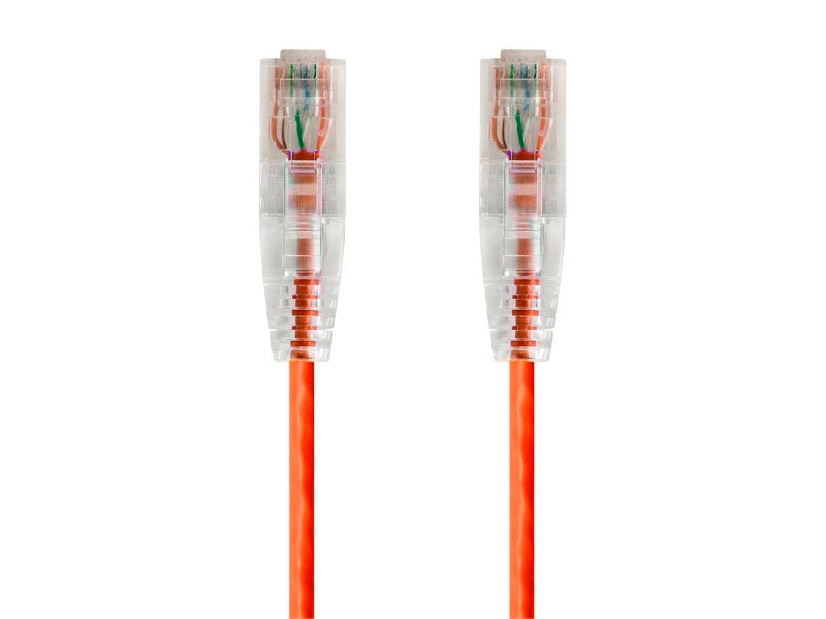 Orange Snagless RJ45 Cat6 Ethernet Patch Cable 50 Feet G652