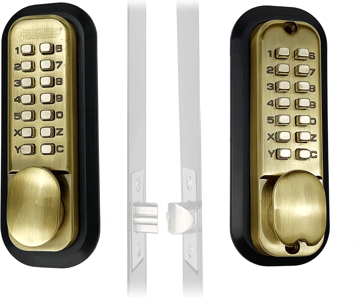 Mechanical Keyless Combination Latch Door Lock Q98325