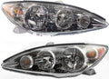 Headlight Assembly Pair for Toyota Camry 2005-2006 LE/XLE K345