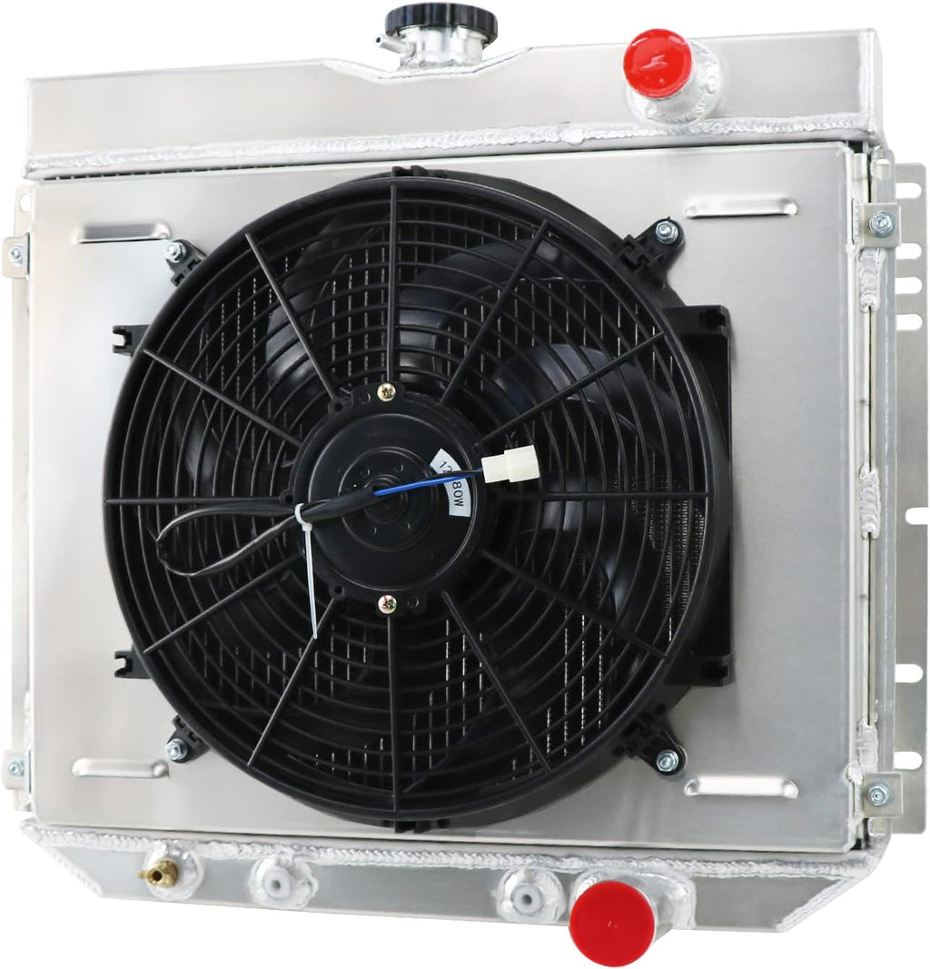3 Row Aluminum Radiator with Shroud and Fan K292