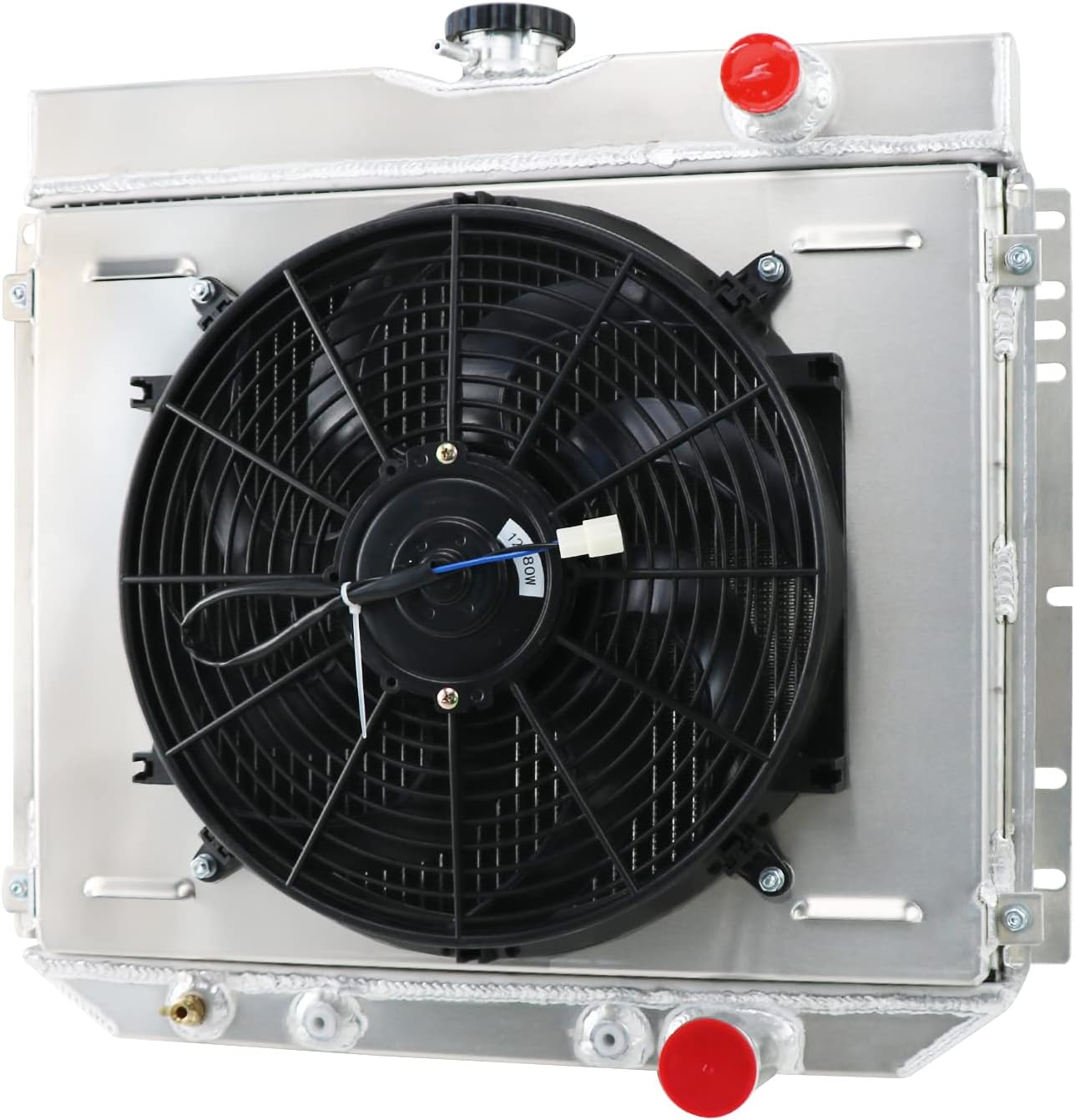 3 Row Aluminum Radiator with Shroud and Fan K292