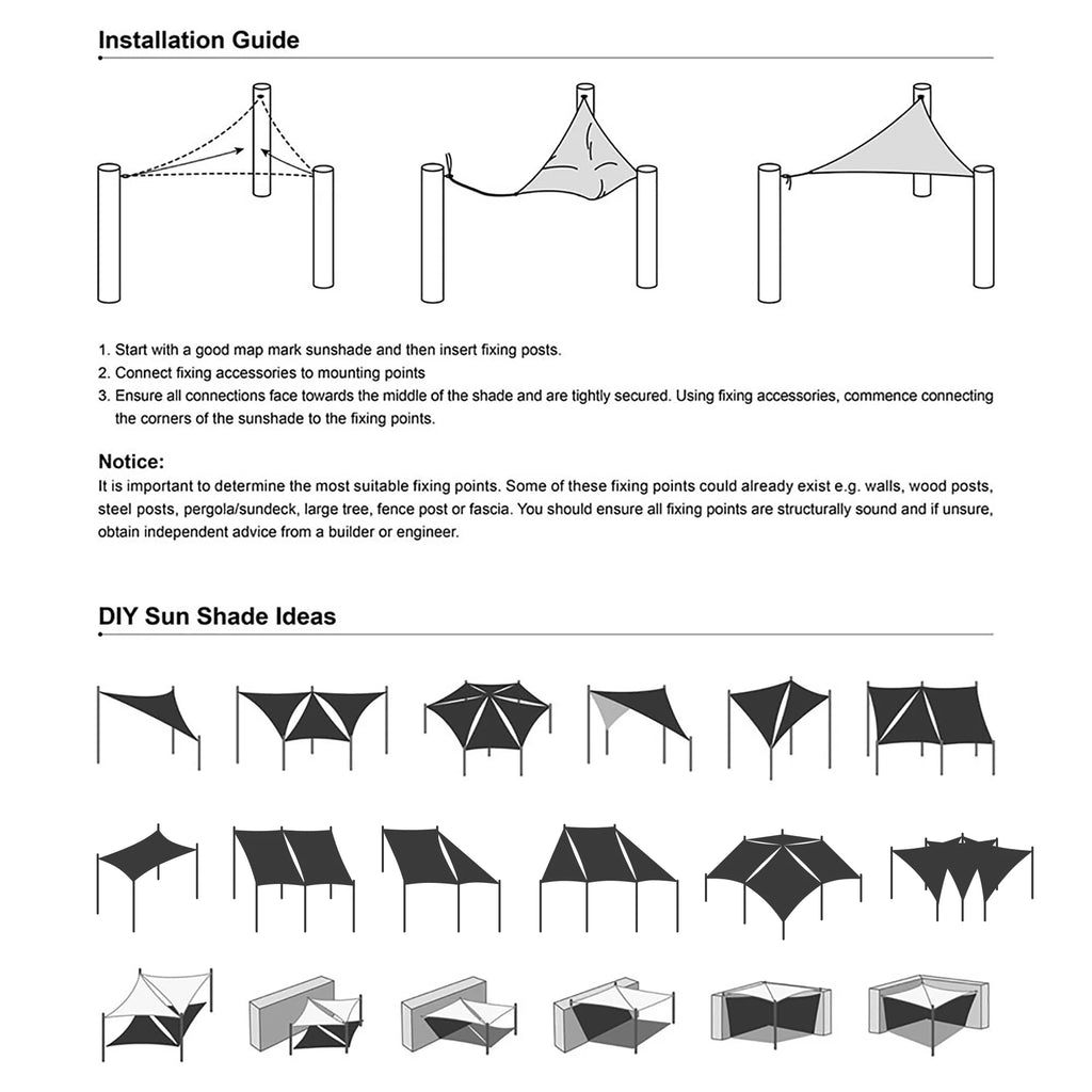 Gray+White Triangle Sun Shade Sail R4192