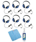 Blue Listening First Headphones (Set of 6) I5958