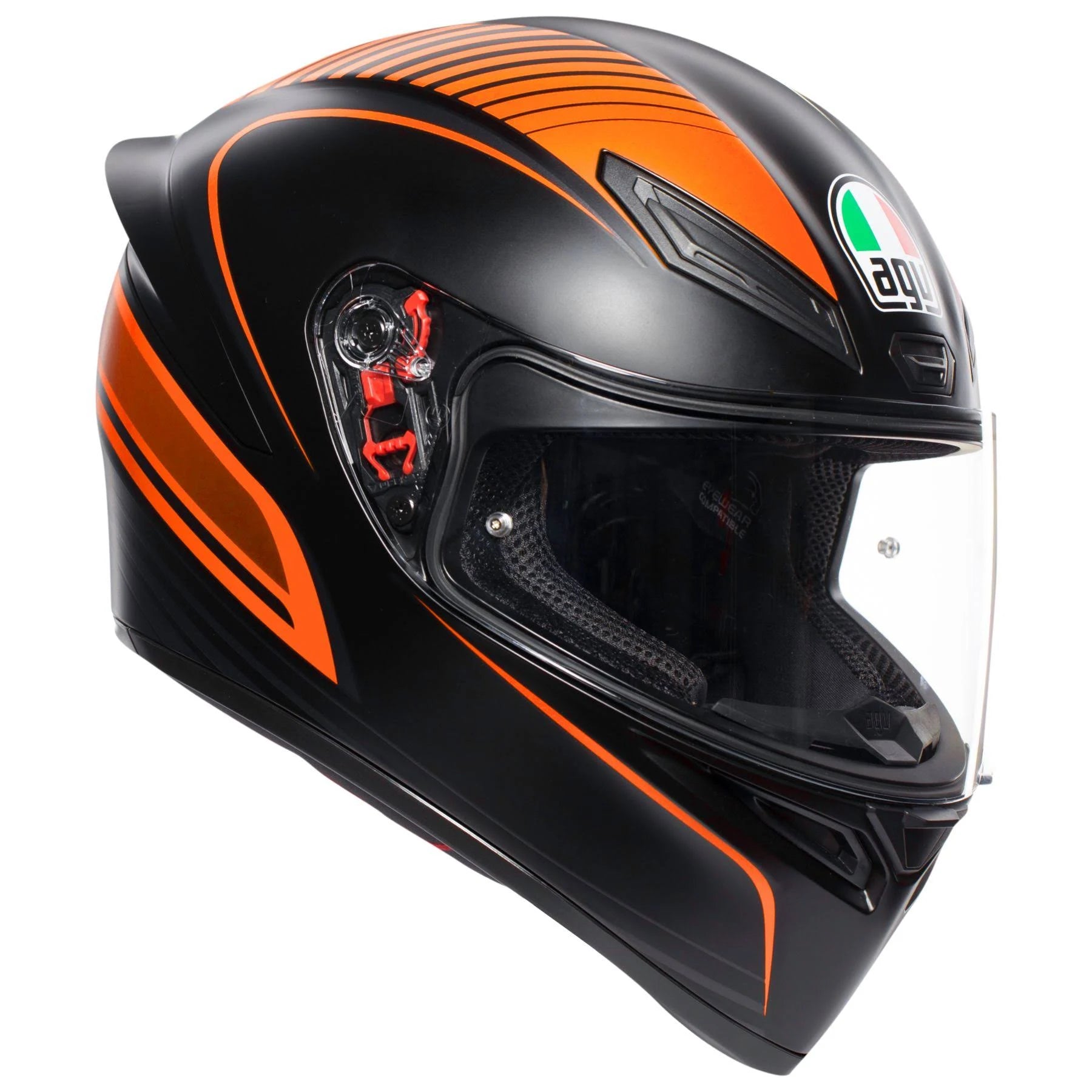 Black/Orange SM Helmet Z6343