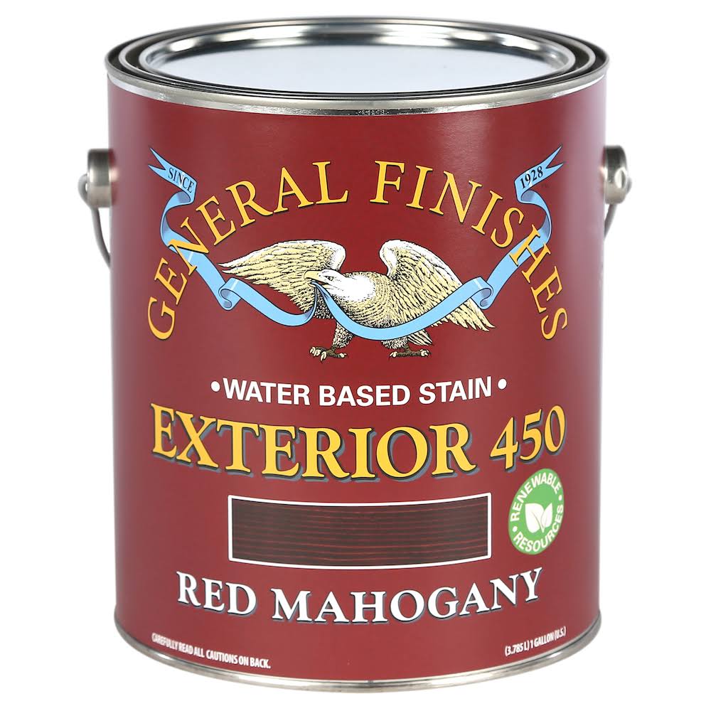 Red Mahogany Water Based Exterior Stain Gallon V9955