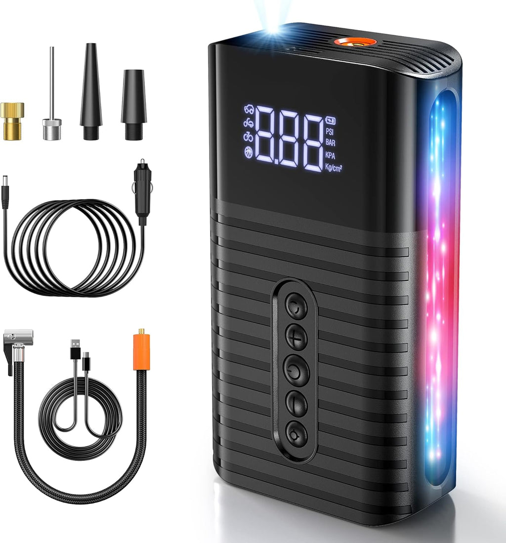 Cordless Electric Tire Inflator Air Compressor Pack of 2 N221376