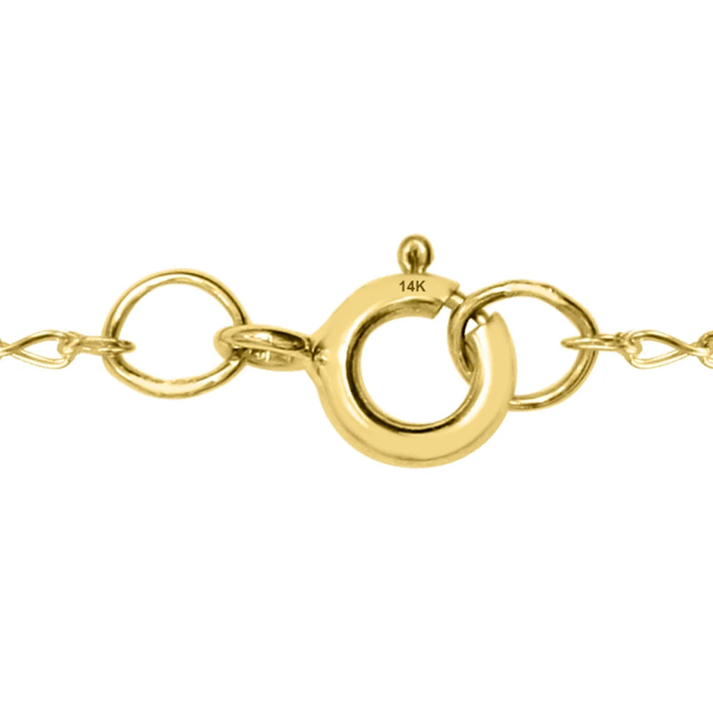 18" 14K Yellow Gold Box Chain with Spring Ring Clasp Q712390