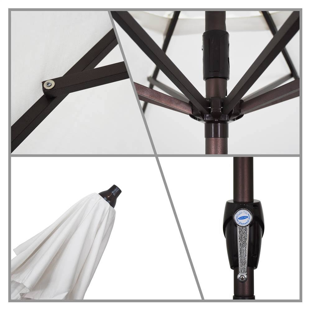 9 ft. Auto Tilt Crank Lift Patio Umbrella D20897