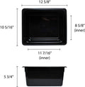 Half Size Polycarbonate Food Pan 6x22 Deep Case/12 M376715