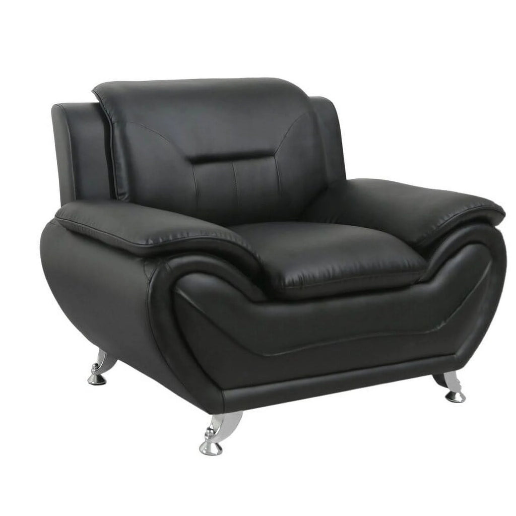 Faux Leather Upholstered Club Chair Z642667