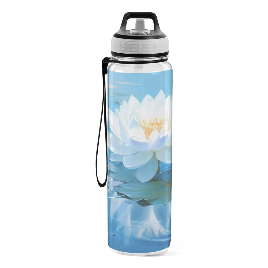 32oz Tritan Clear Water Bottle with Straw M7547