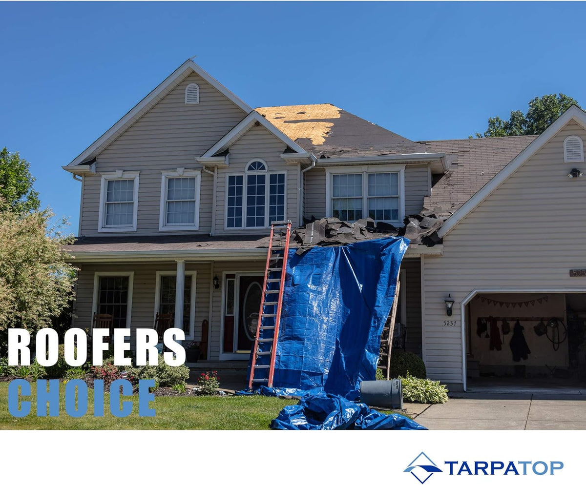 Blue Waterproof Poly Tarp X894018
