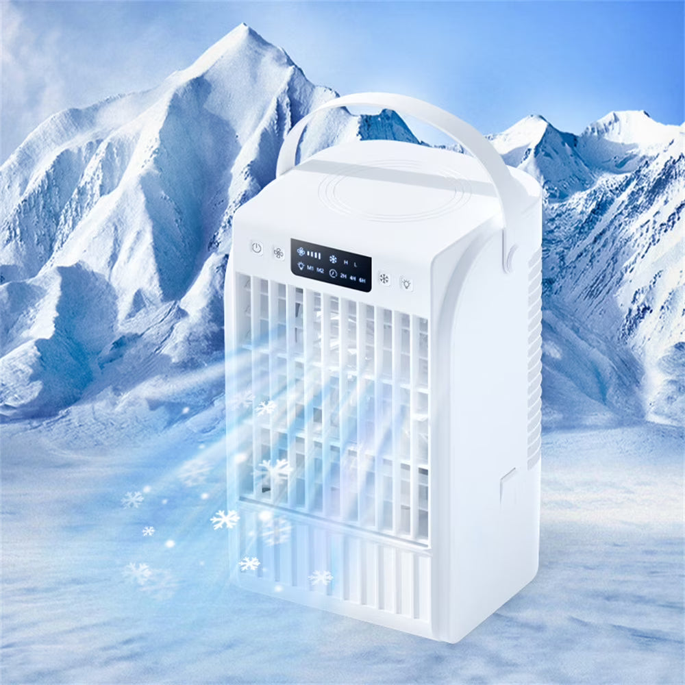 Mini Portable Air Conditioner, Evaporative Air Cooler with 1500ML Water Tank H51830