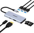 7-in-1 USB C Docking Station with 4K HDMI, 100W PD Output, SD/TF Card Reader O4675