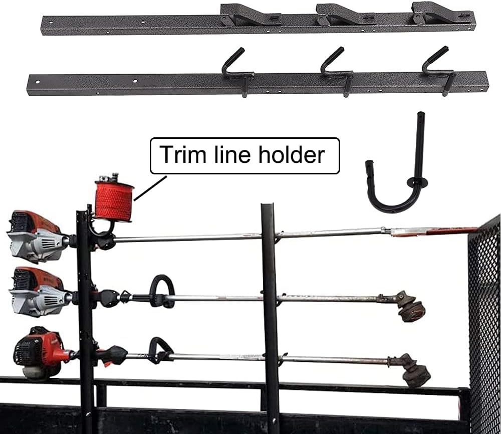 3 Place Trimmer Rack with Locks Pack of 2 A1218