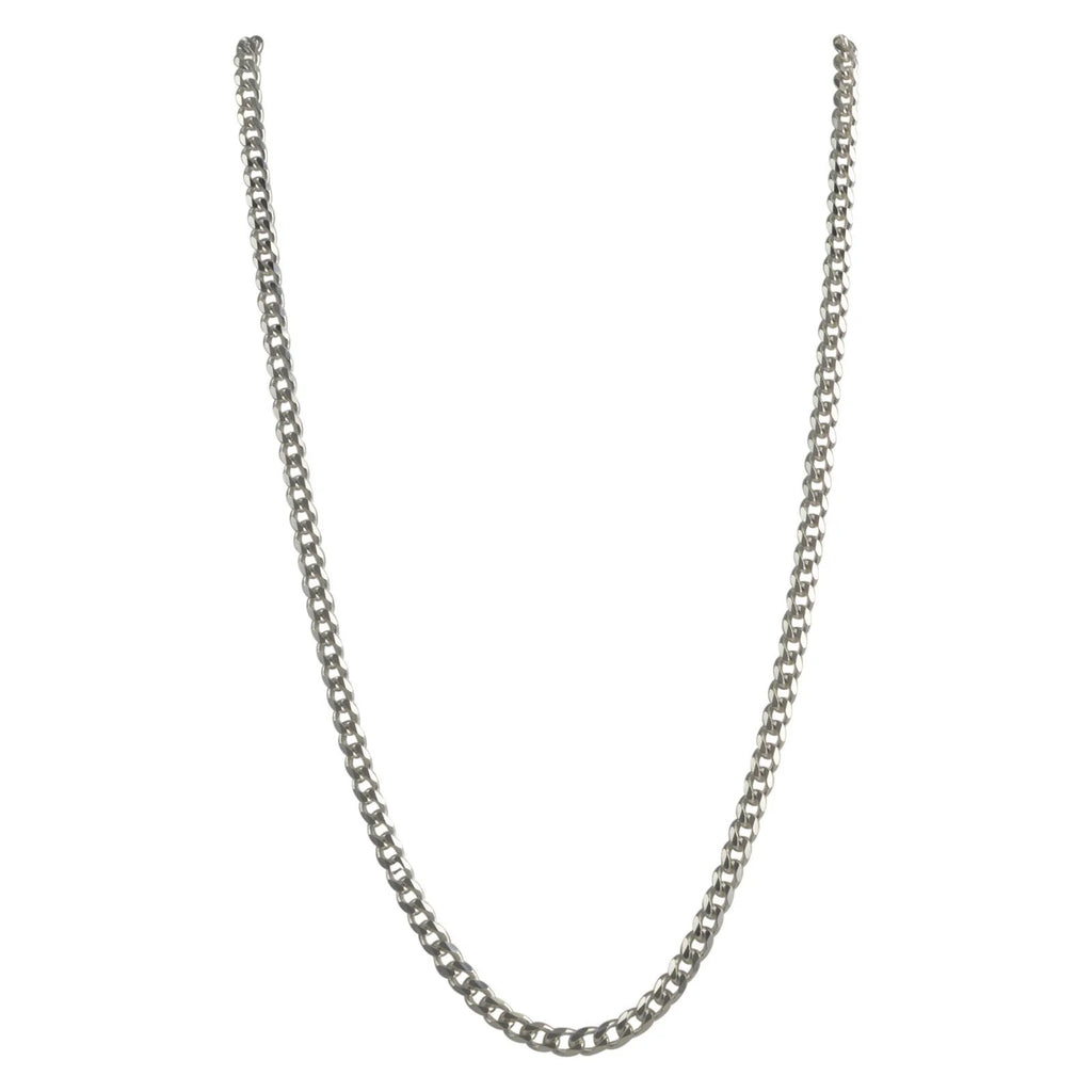 Solid .925 Sterling Silver Figaro Chain Bracelet L309233