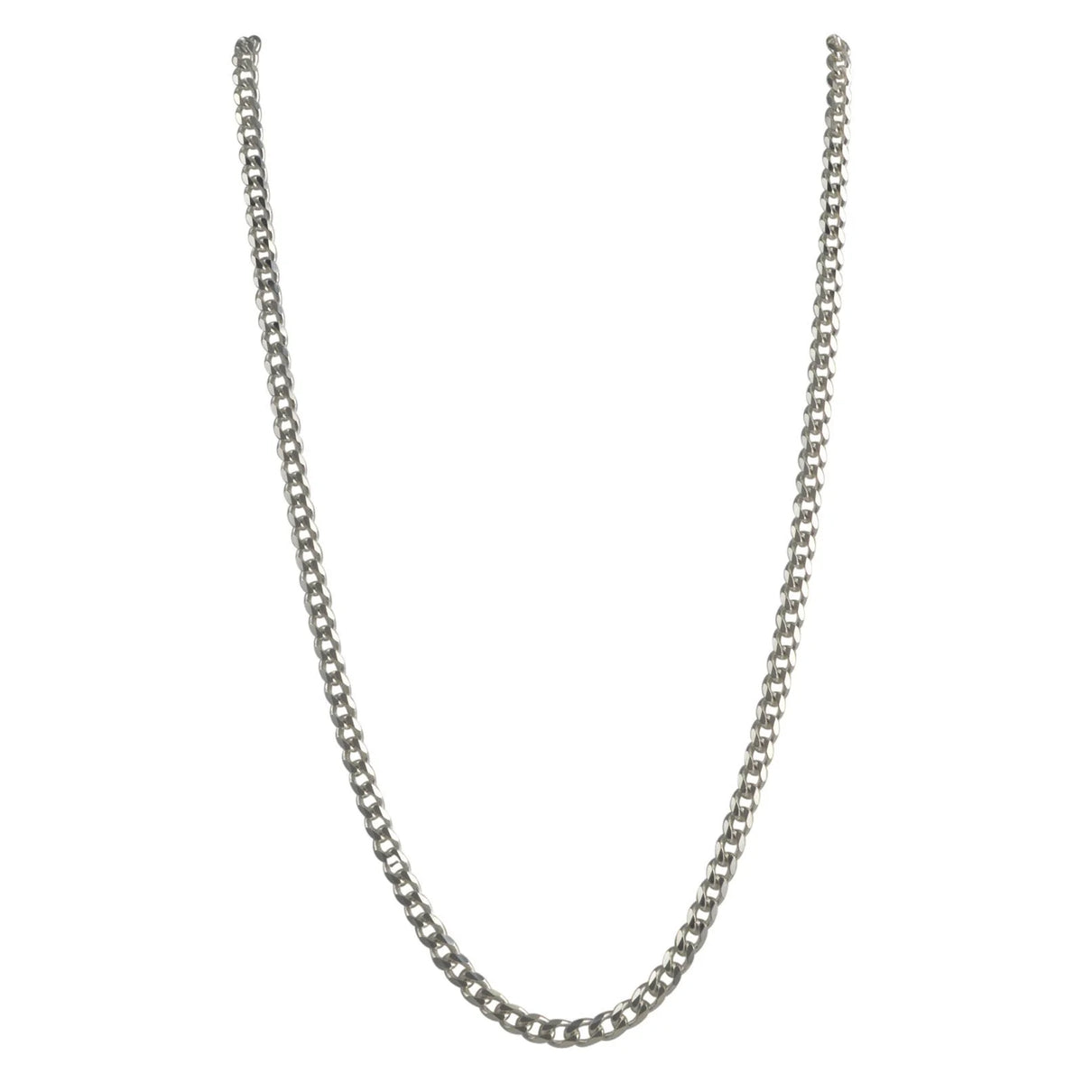 Solid .925 Sterling Silver Figaro Chain Bracelet L309233