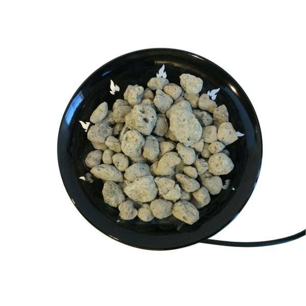 21 Inch Steel Portable Propane Fire Pit with Cover and Carry Kit R9539