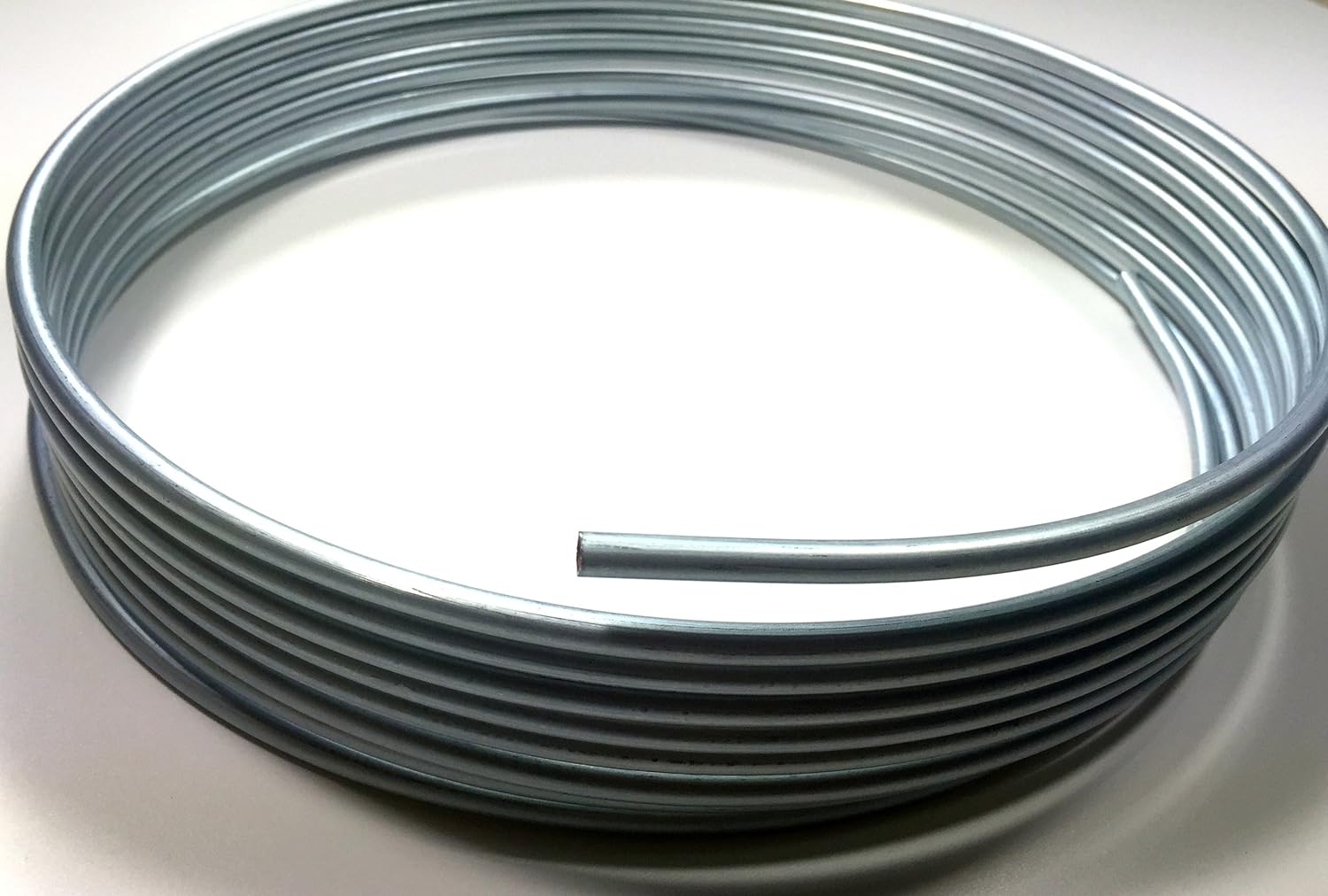 Four Coils of 25 Foot Zinc Plated 5/16 Inch Tubing Pack of 2 Y97383