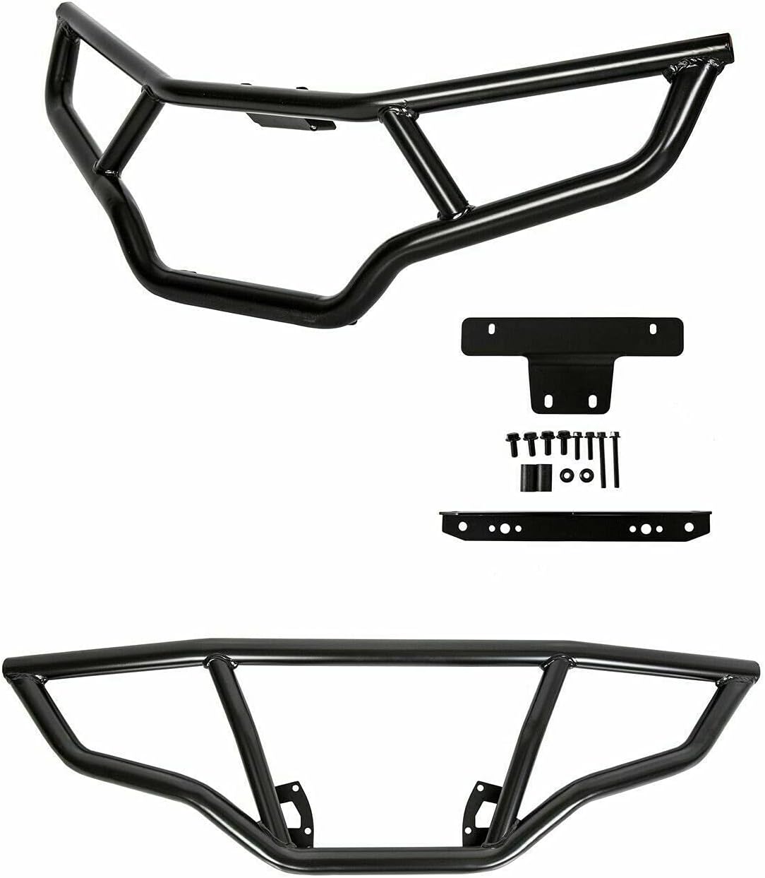 Front and Rear Brush Guard Bumper Set 2pcs M5011