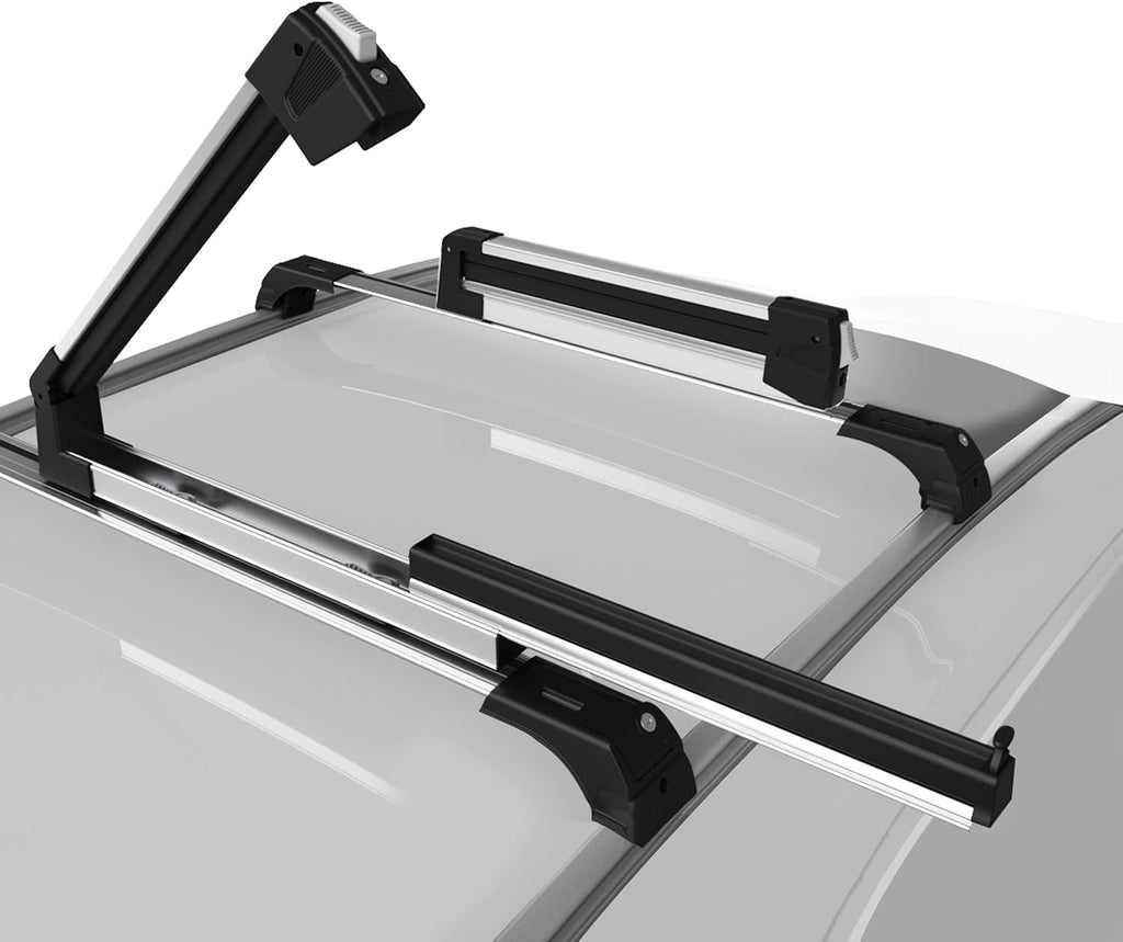 Universal Ski & Snowboard Car Rack with Anti-Theft Lock, 35 Fits Up to 6 Pairs of Skis or 4 Snowboards M390