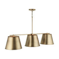 3 Light Island, Aged Brass Q114