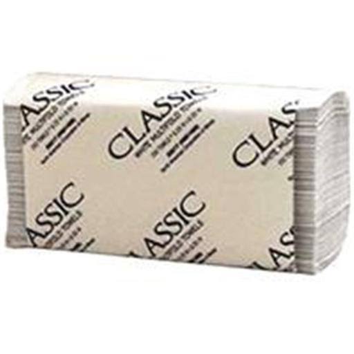 Bleached Mult Fold Paper Towel, White Y89197
