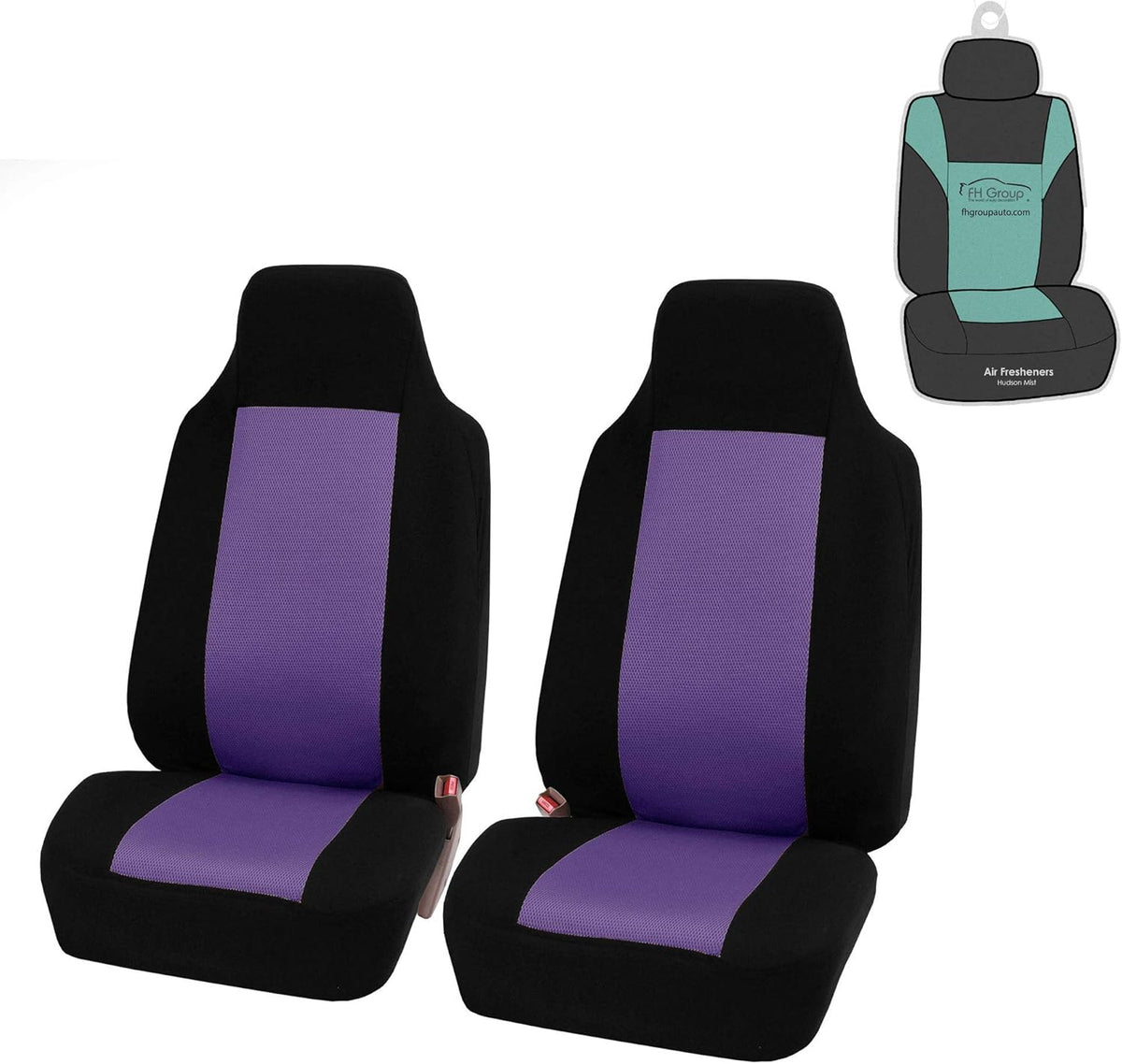 Beige Cloth Bench Car Seat Covers Rear Set N63547