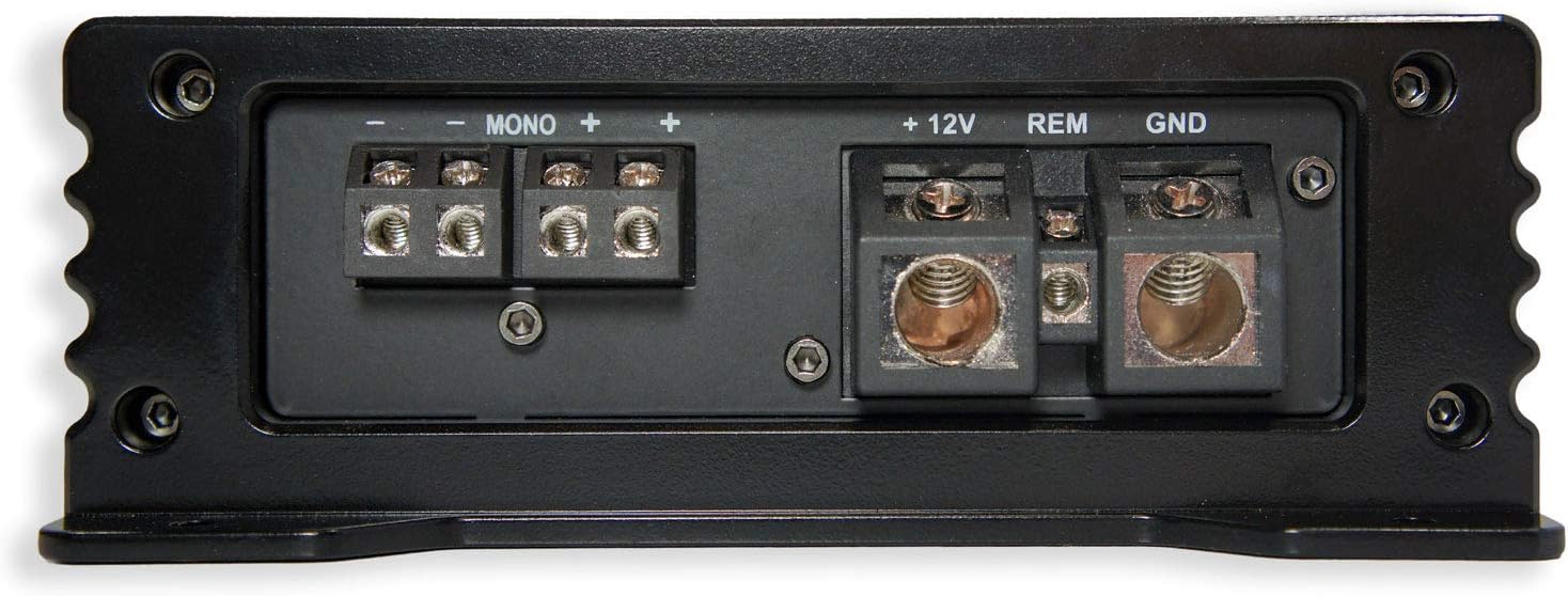Dual 10 Black Sub Box Enclosure & Amp R5117