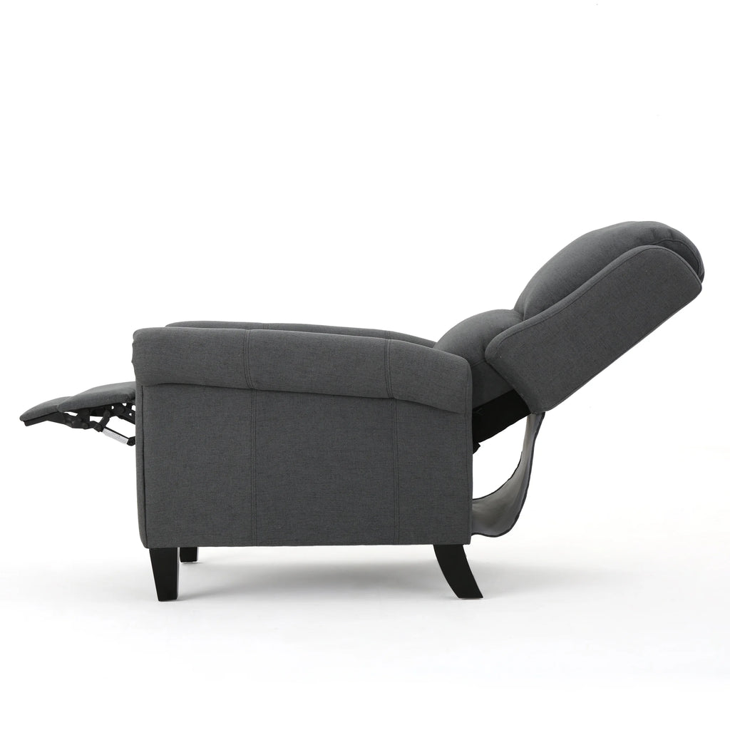 Charcoal Fabric Recliner I5841
