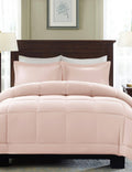 Blush King/Cal King Down Alternative Comforter Mini Set N70681