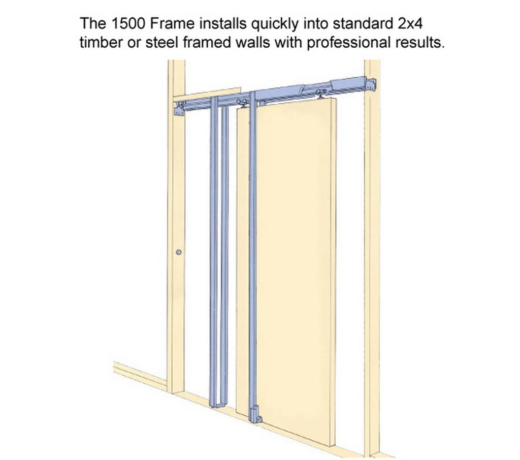 Double Barn Door 36 x 80 inches with Frosted Glass F834619