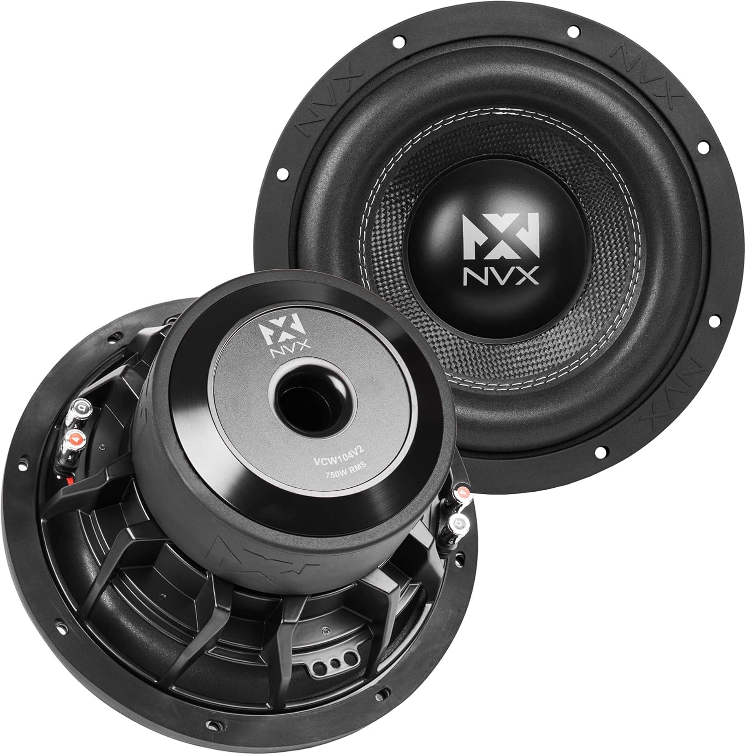 10-inch 750 watt RMS 1500 watt Peak Dual 4-Ohm Car Subwoofer G551613