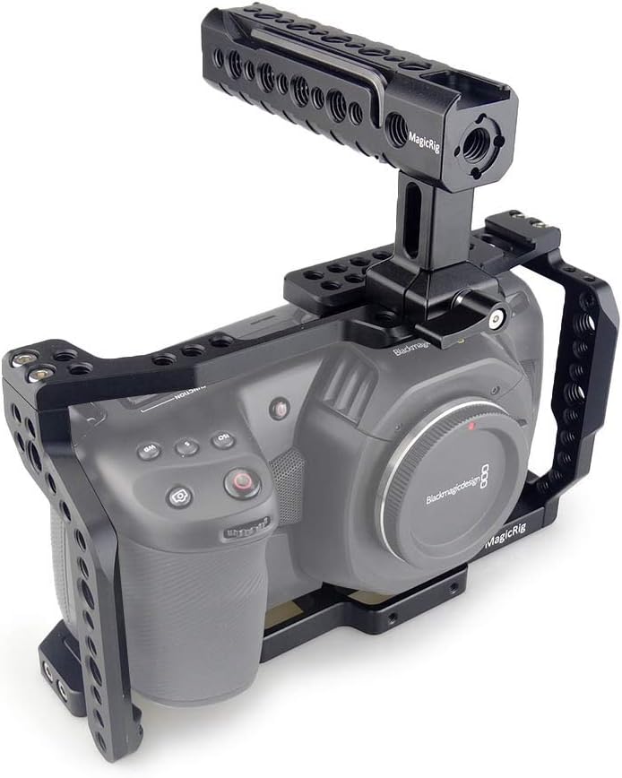 Camera Cage with NATO Handle for Blackmagic Design Pocket Cinema Camera 4K /6K A724675