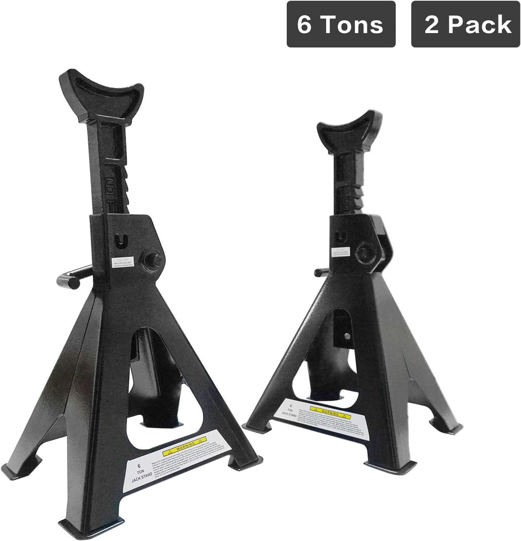 Steel Jack Stands 6 Ton Capacity, Pack of 2 K314108