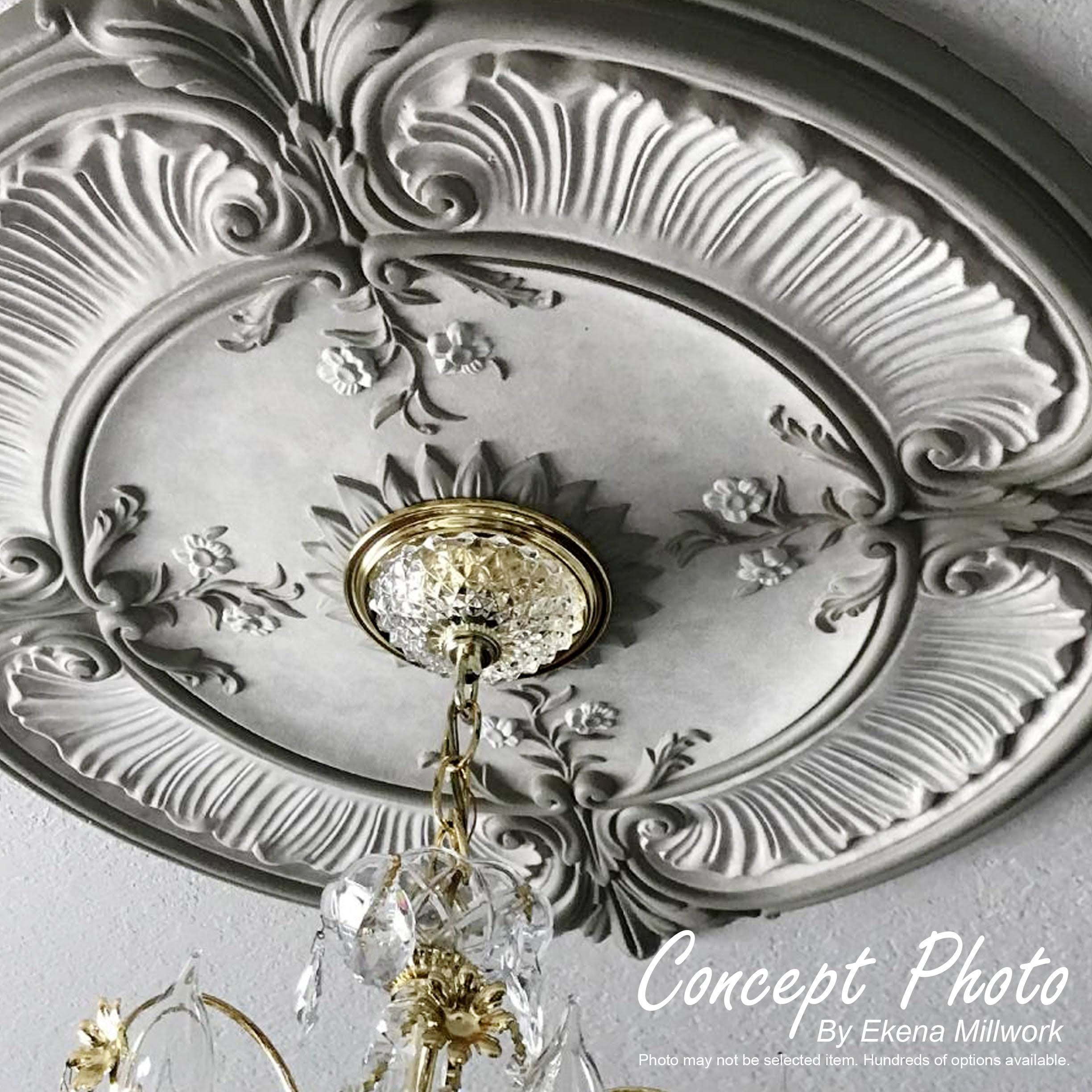 9x22OD x 1 3/8x22P Ceiling Medallion U522