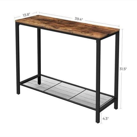 Mesh Shelf Console Table R4217