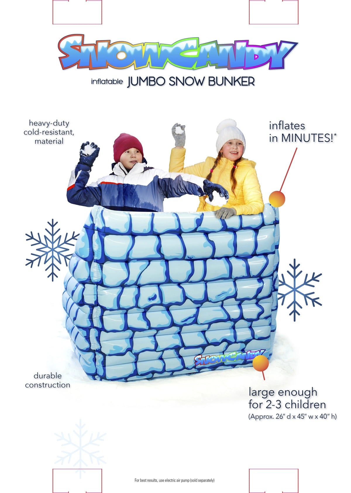Inflatable Snow Bunker V592