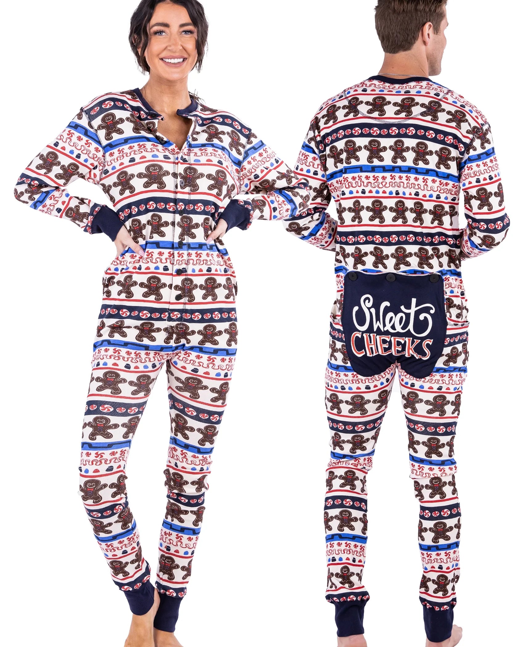 Sweet Cheeks Gingerbread XX-LARGE Matching Pajamas C419764