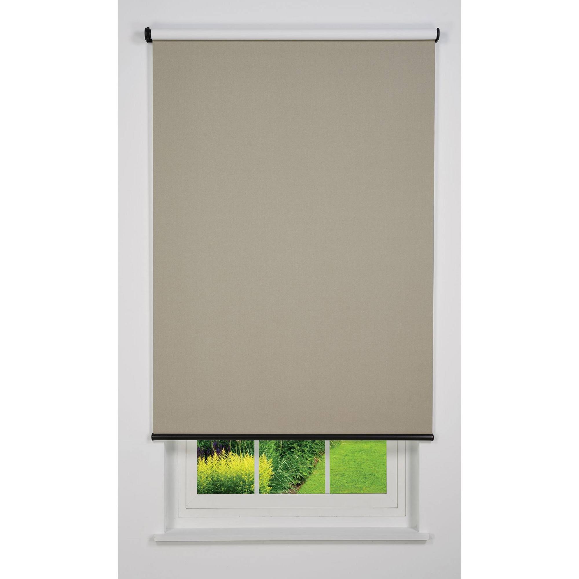 Taupe 65 W x 66 H Cordless Blackout Roller Shade N692