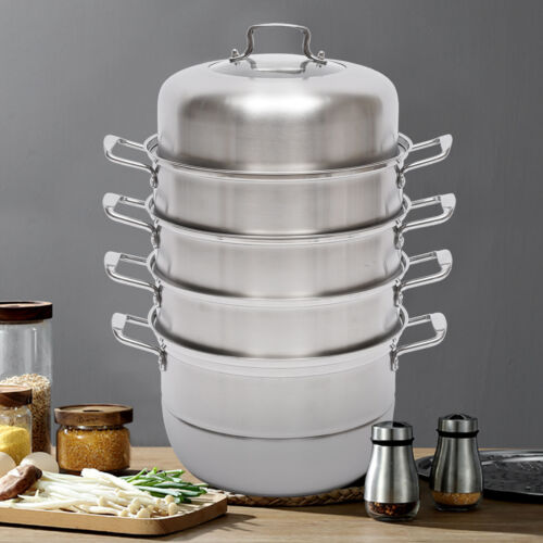 5 Tier Stainless Steel Steamer Cookware G494