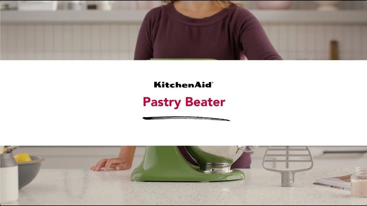 5-Quart Stainless Steel Bowl with Coated Pastry Beater, Flex Edge Beater, and Pouring Shield J3689