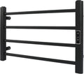 Matte Gray 6 Bars Wall Mounted Heated Towel Warmer W88407