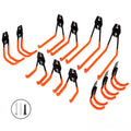 12 Packs Heavy Duty Steel Garage Storage Hooks with Tool Hangers X233