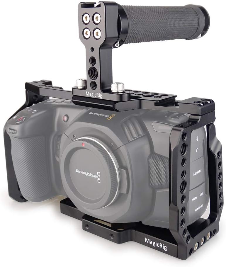 Camera Cage with NATO Handle for Blackmagic Design Pocket Cinema Camera 4K /6K A724675