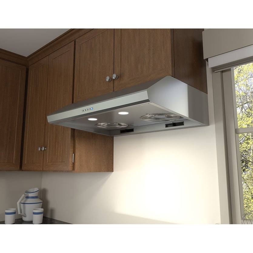 White 30-Inch Under-Cabinet Range Hood Q2750